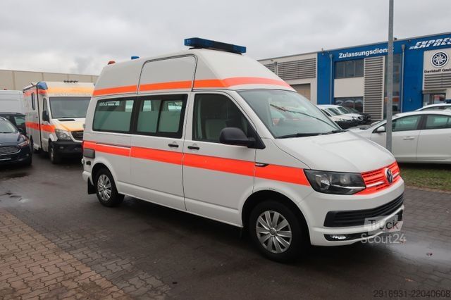 Požiarnické auto VOLKSWAGEN T6 Transporter Hochdach lang/KTW/Klima/Automatik
