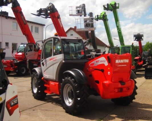 Empilhador de braço telescópico Manitou MT 1440 E3 PRIVILEGE - 4x4x4 - 14m/4t.