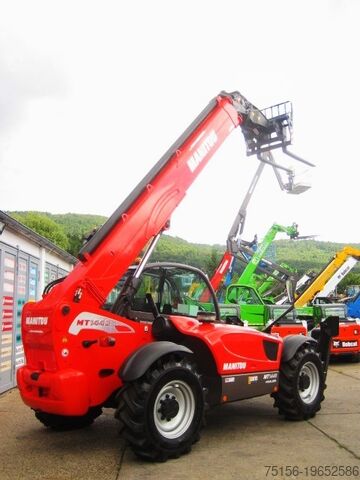 Empilhador de braço telescópico Manitou MT 1440 E3 PRIVILEGE - 4x4x4 - 14m/4t.