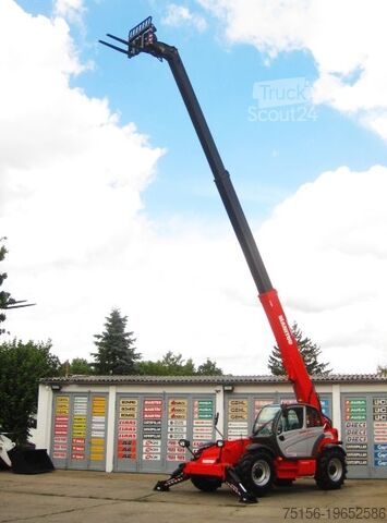 Empilhador de braço telescópico Manitou MT 1440 E3 PRIVILEGE - 4x4x4 - 14m/4t.