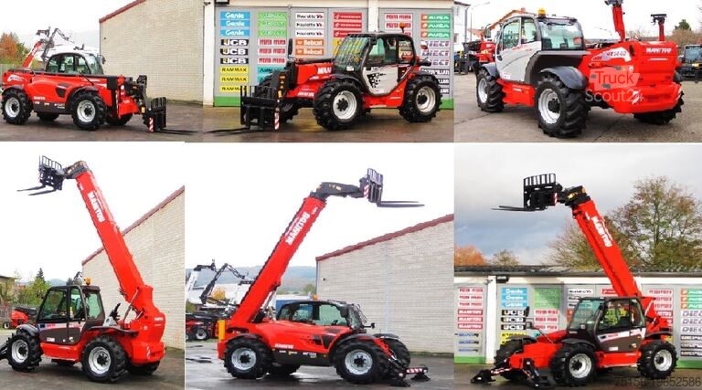 Empilhador de braço telescópico Manitou MT 1440 E3 PRIVILEGE - 4x4x4 - 14m/4t.
