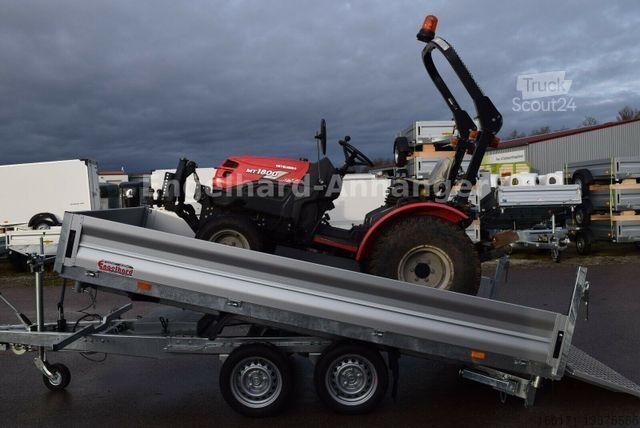 Dreiseitenkipper Anhänger VEZEKO JUKI 3-S. Kipper 4x2 m Maschinentransporter 3,5t