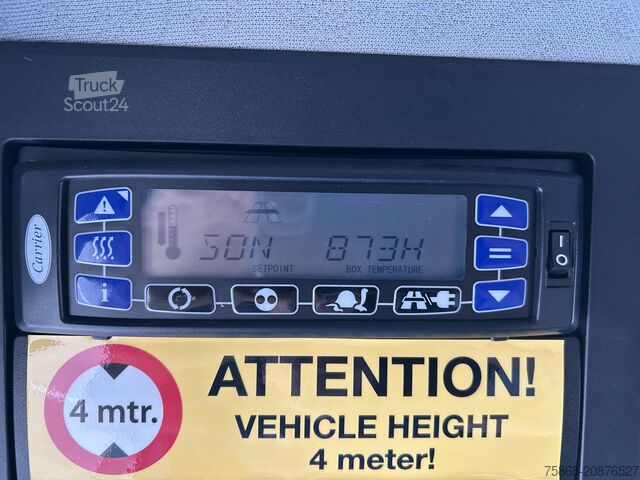 Transporte refrigerado/congelado Mercedes-Benz Actros 2124 / Carrier Supra 850 -30 gr / Koeler...