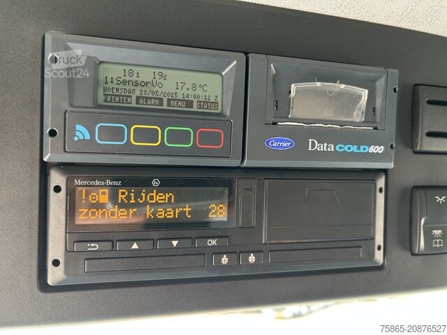Transporte refrigerado/congelado Mercedes-Benz Actros 2124 / Carrier Supra 850 -30 gr / Koeler...