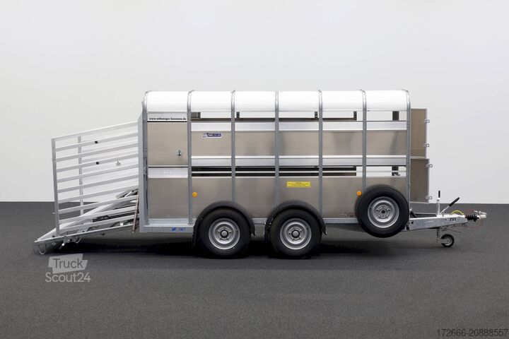 állatszállító pótkocsi Ifor Williams TA5 HD | 12X6 | DOPPELSTOCK 372X156X183CM VIEHANHÄNGER | 2X LÜFTUNG
