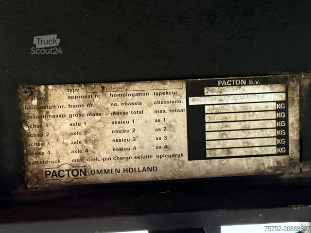 Lonas correderas Pacton 2 AS Stuuras Kooiaap aansluiting NL Trailer APK...