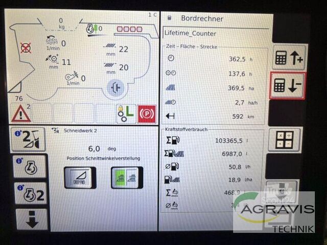 حصادة دراسة Fendt IDEAL 7 T