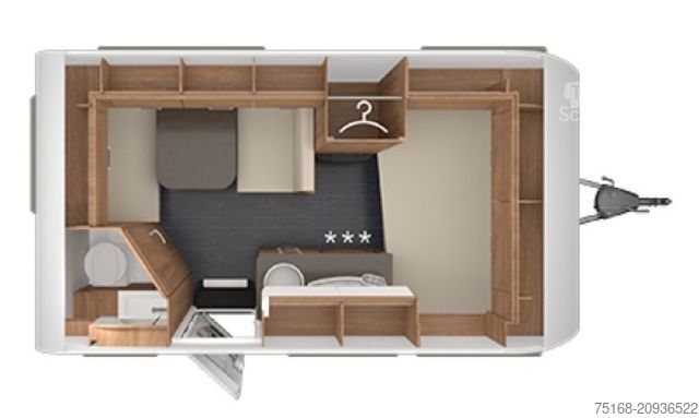 Rulotă TABBERT Da Vinci 390 QD 1500 kg Achse