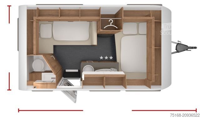 Rulotă TABBERT Da Vinci 390 QD 1500 kg Achse