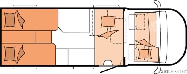 Félintegrált lakóautó HOBBY ONTOUR C 680 GE Modell 2025