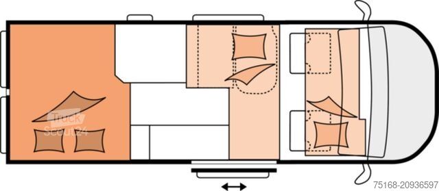 Avtodom HOBBY Vantana De Luxe K60 FT Ehem. Mietwagen