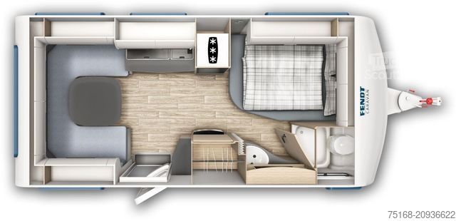 Rulotă FENDT Bianco Selection 465 SFB Modell 2026 / 1800 kg /