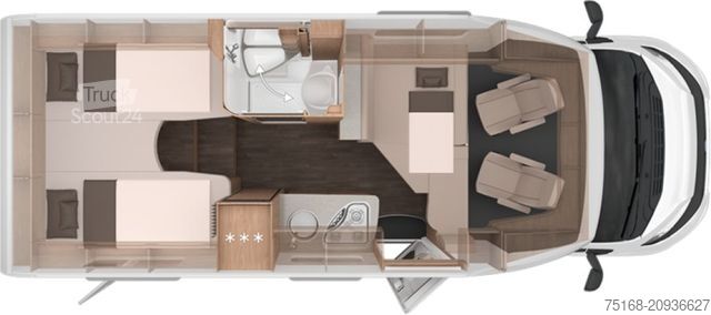 Camping-car semi-intégré KNAUS L!VE TI 650 MEG Platinum Selection Ehemaliger Mi