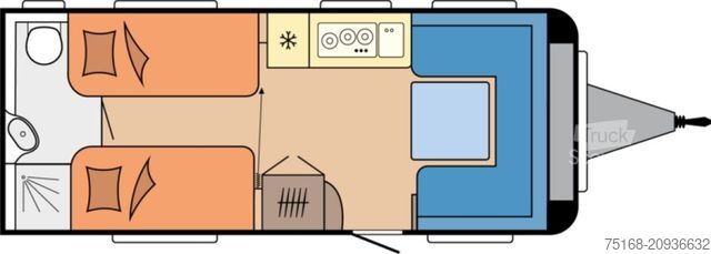 Bivalnik HOBBY Prestige 560 WLU Abverkauf / 2000 kg