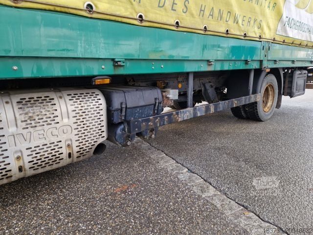 Curtain sider van IVECO Eurocargo 75 E 21 / LBW 1,5 t / AT-Motor