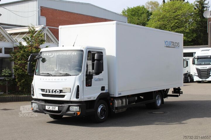 Furgoneta caja Iveco Eurocargo  75E21 E6 Koffer 6,2m 3 Sitze Klima LBW