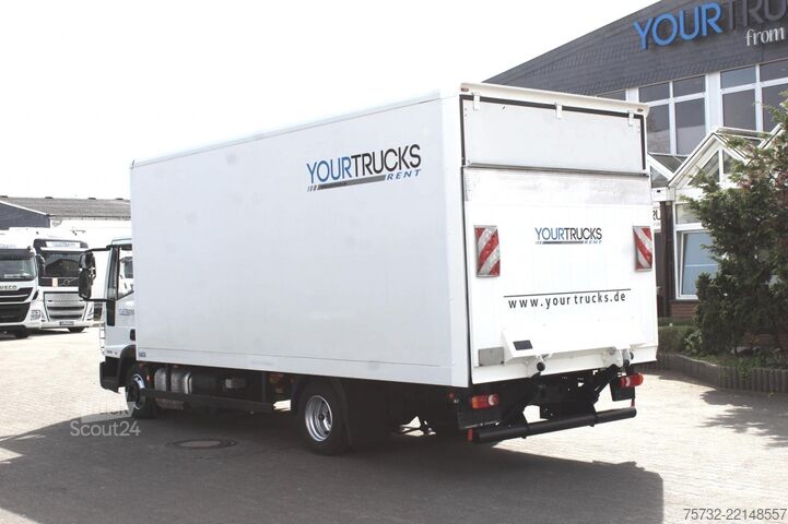 Furgoneta caja Iveco Eurocargo  75E21 E6 Koffer 6,2m 3 Sitze Klima LBW