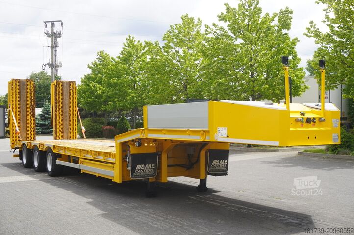 Plataforma baja AMC CASTERA S/R 38T semi-trailer / steering