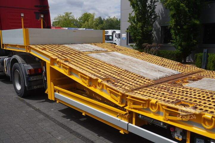 Plataforma baja AMC CASTERA S/R 38T semi-trailer / steering