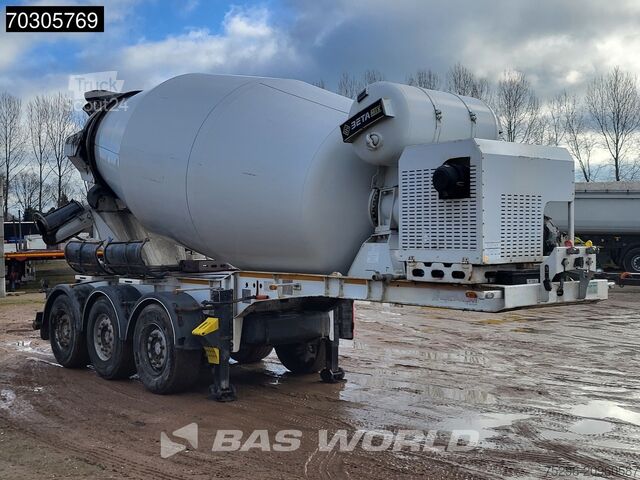 Blandare Zappmix 12m3 Lifting Axle Cement