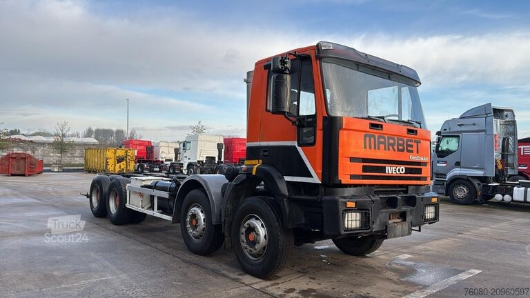 Kabinli şasi Iveco EUROTRAKKER 340 E 34 (POMPE MANUELLE / GRAND PO...