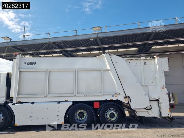 Véhicule de collecte des déchets Volvo FE 320 6X2 NL-Truck Haller MED XLI steering Axl...