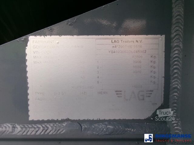 Réservoir L.A.G. Fuel tank alu 44.4 m3 / 6 comp + pump