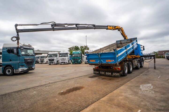 Volquete con grúa SCANIA R400 - EFFER 210-4S