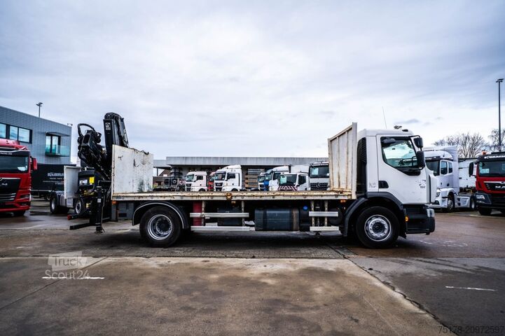 Plataforma de carga RENAULT PREMIUM 280 DXI+HIAB 14 T/m /2 EXT