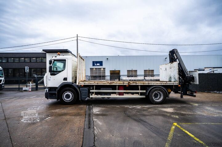 Plataforma de carga RENAULT PREMIUM 280 DXI+HIAB 14 T/m /2 EXT