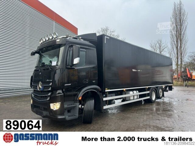 Sandučar kamion Mercedes-Benz Antos 2536 L 6x2, Lenk-/Liftachse, MBB LBW