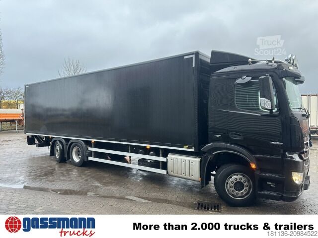 Sandučar kamion Mercedes-Benz Antos 2536 L 6x2, Lenk-/Liftachse, MBB LBW