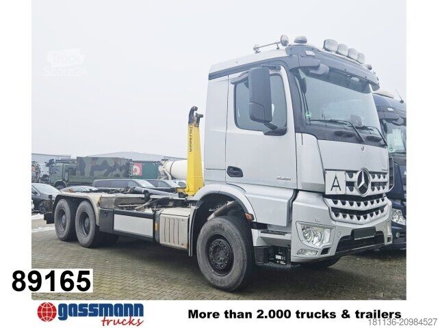 Camion benne à bras amovible Mercedes-Benz Arocs 3351 LK 6x4, Bi-Xenon