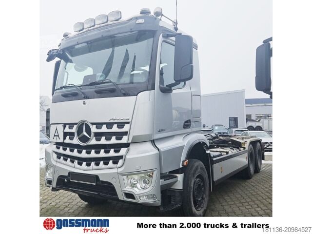 Camion benne à bras amovible Mercedes-Benz Arocs 3351 LK 6x4, Bi-Xenon
