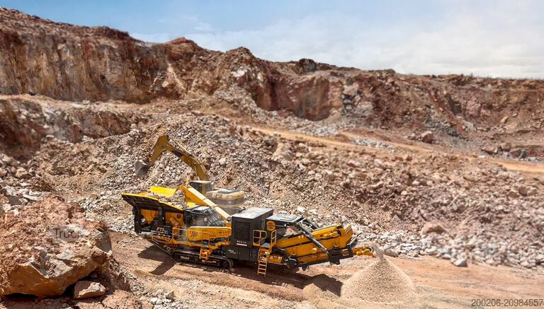 Drupinātājs FABO crusher 450-500 TPH Tracked Impact Crusher