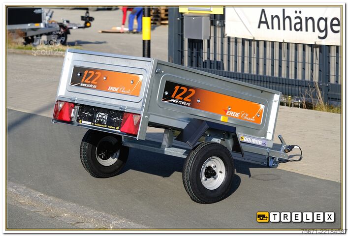 Automobilių priekaba ERDE Daxara 122  PKW/Quadanhänger superleicht