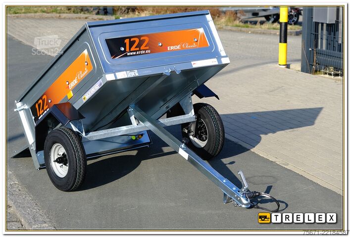 Automobilių priekaba ERDE Daxara 122  PKW/Quadanhänger superleicht