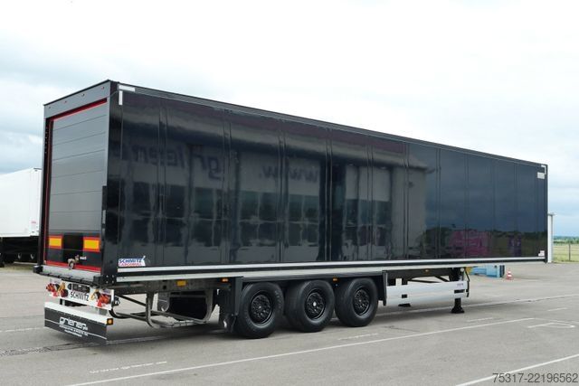 Semi-remorque fourgon SCHMITZ CARGOBULL SKO 24 / ROLLTOR / ZURRLEISTE BLACK 62 tsd km  !