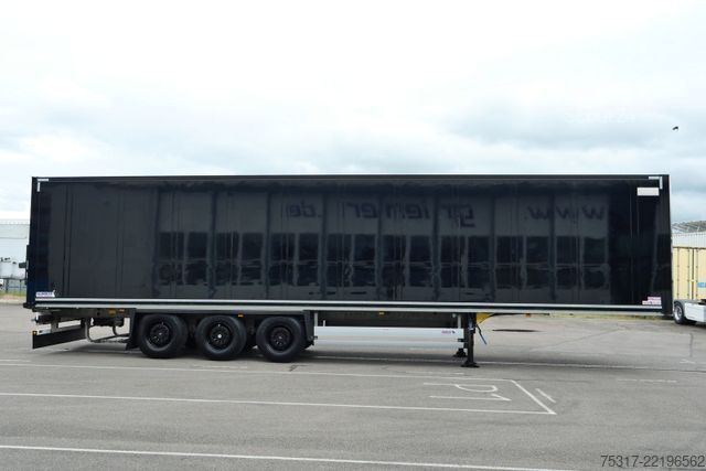 Semi-remorque fourgon SCHMITZ CARGOBULL SKO 24 / ROLLTOR / ZURRLEISTE BLACK 62 tsd km  !