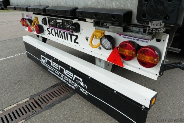 Semi-remorque fourgon SCHMITZ CARGOBULL SKO 24 / ROLLTOR / ZURRLEISTE BLACK 62 tsd km  !