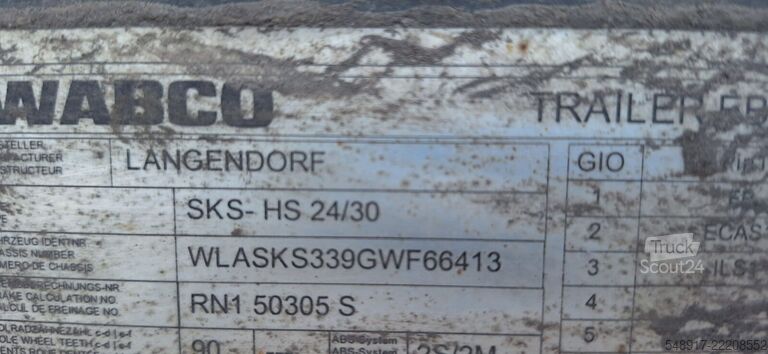 Tiplad Langendorf SK 24 24 Kubik Stahlmulde
