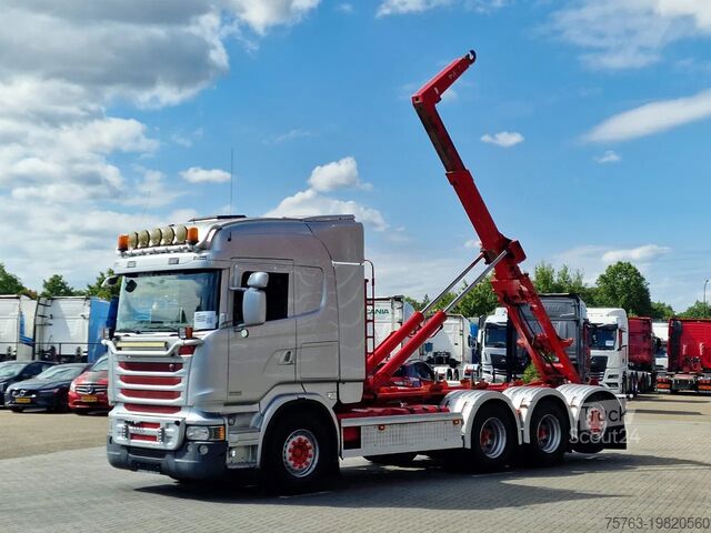 System ramion hakowych Scania R490 8x4*4 - HIAB XR24SL58 24T hooklift - Euro ...