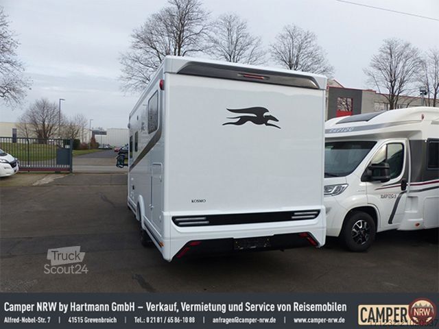 Camping-car semi-intégré LAIKA Kosmo L 409 TV, Sat, Radträger, Markise, Komfort