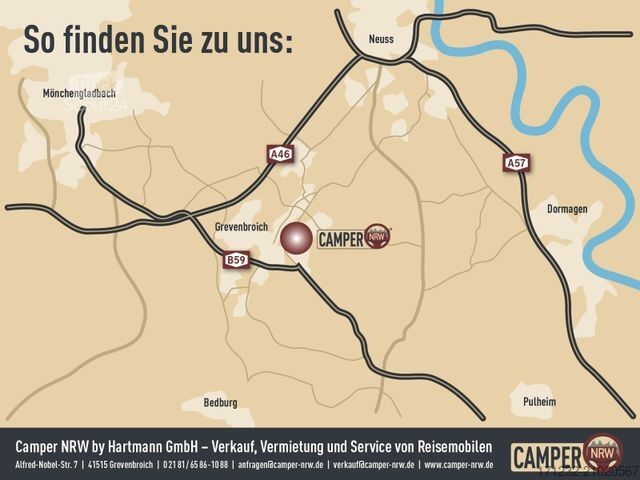 Camper van ETRUSCO CV 600 DB +Fiat+Complete+Markise+Verfuegbar