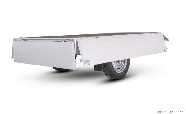 Automašīnas piekabe AGADOS Hochlader kippbar TITUS 750 kg 206 x 150 x 35 cm