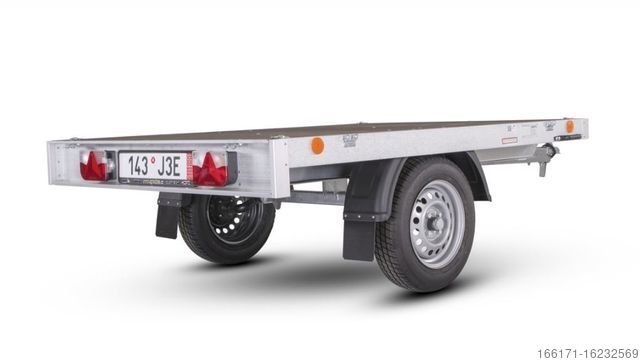 Automašīnas piekabe AGADOS Hochlader kippbar TITUS 750 kg 206 x 150 x 35 cm