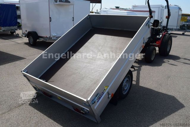 Automašīnas piekabe AGADOS Hochlader kippbar TITUS 750 kg 206 x 150 x 35 cm