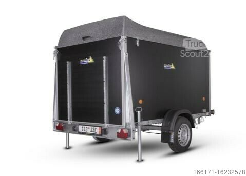 Kasti piekabe AGADOS VZ 27 Multi-O Koffer-Deckelanhänger 250x 150x140