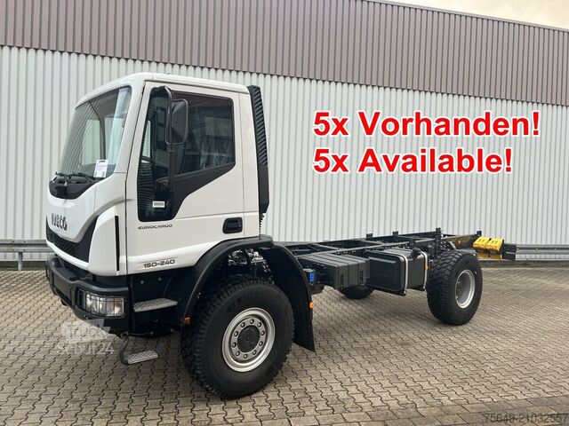 Châssis de camion Iveco EuroCargo ML150E24 WS 4x4 EuroCargo ML150E24 WS 4x4, Euro3, mehrfach Vorhanden!