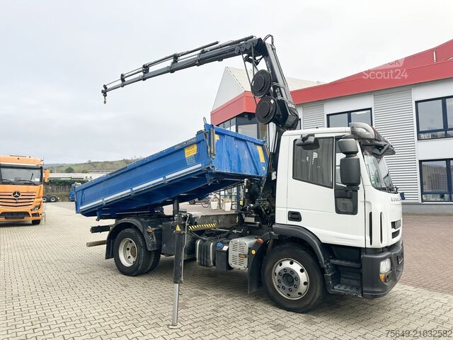 Macara turn Iveco EuroCargo ML140E25K 4x2 EuroCargo ML140E25K 4x2, EEV, Kran Hiab 077E-4 HiDuo, Funk